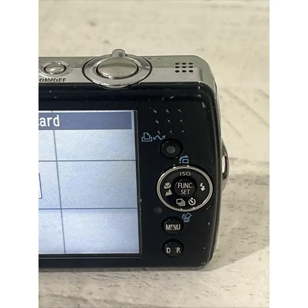 Canon PowerShot SD630 Digital ELPH Camera 6.0MP 3X Zoom Silver Lightweigh Tested